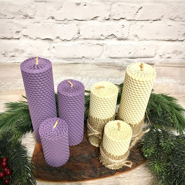 Christmas Pillar Candles