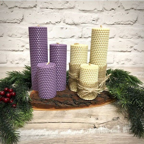 Christmas Pillar Candles