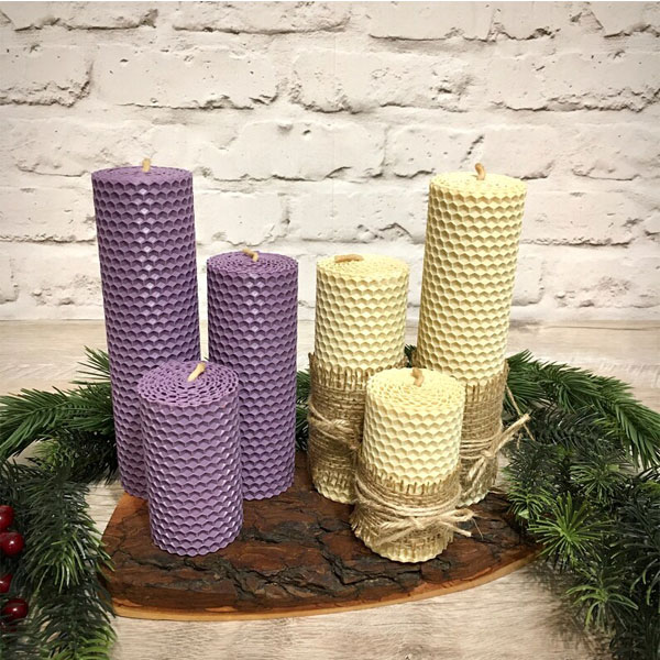 Christmas Pillar Candles