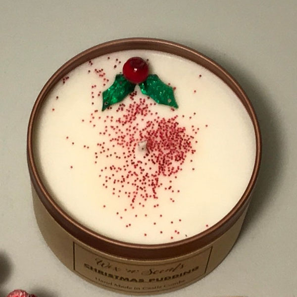 Christmas Pudding Candle