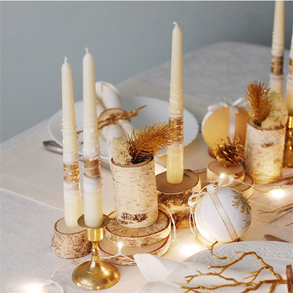 Christmas Table Candles