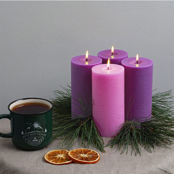 Christmas Wreath Candle