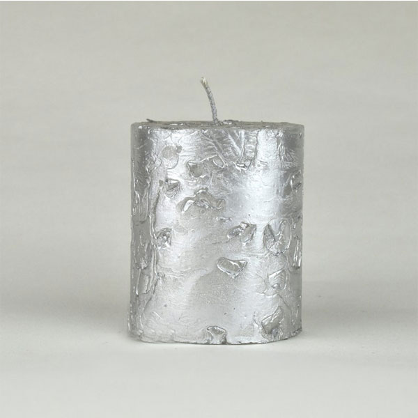 Silver Christmas Candles