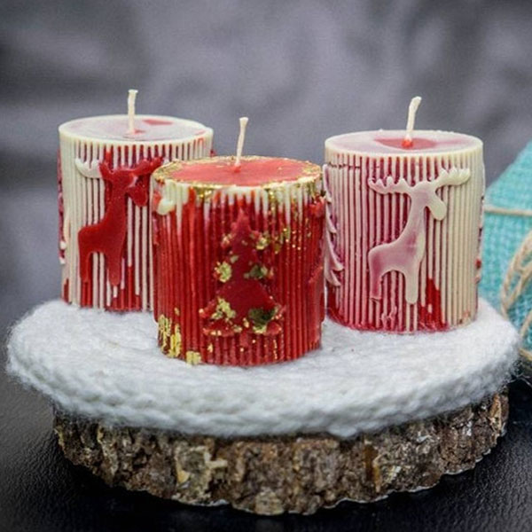 Small Christmas Candles