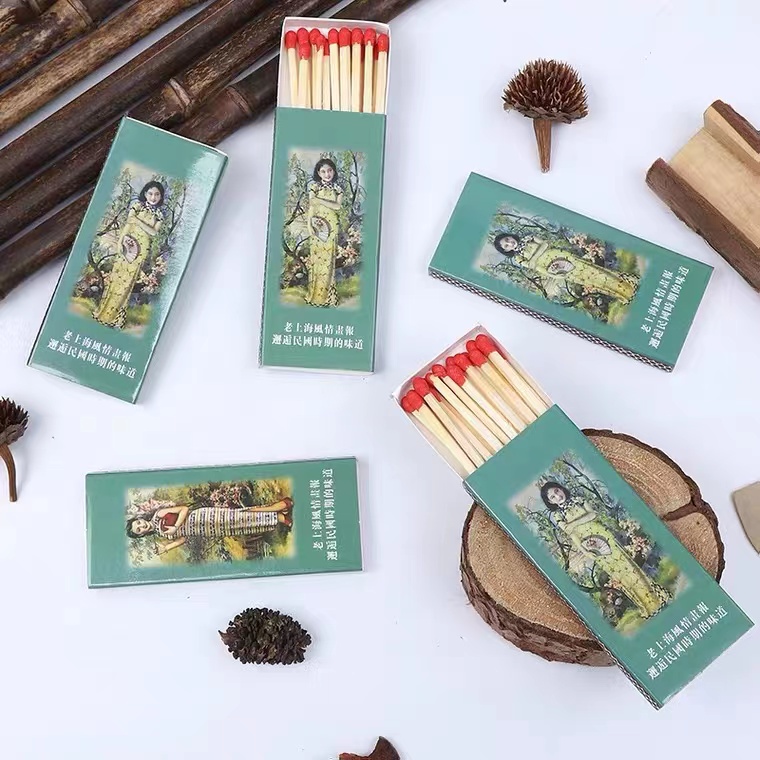 Fancy Matches In A Custom Logo Printed Box