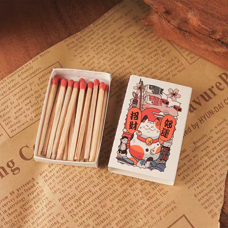 Matchbox for Cigars 2inch Sticks 10 Strike